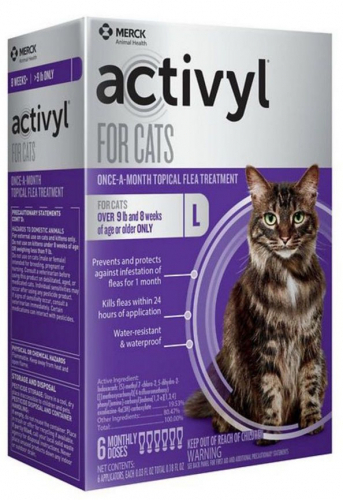 Activyl Gatos y Gatitos para gatos de más de 9 libras 6 dosis 1