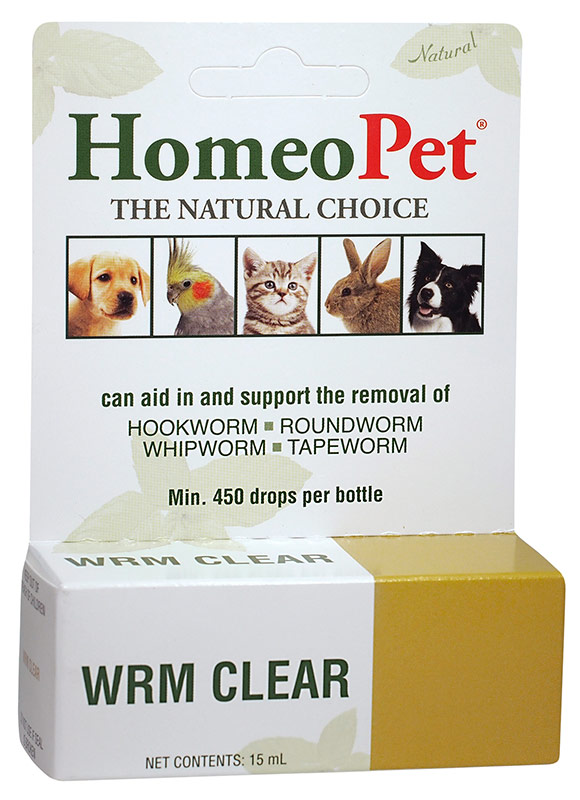 HomeoPet WRM Clear