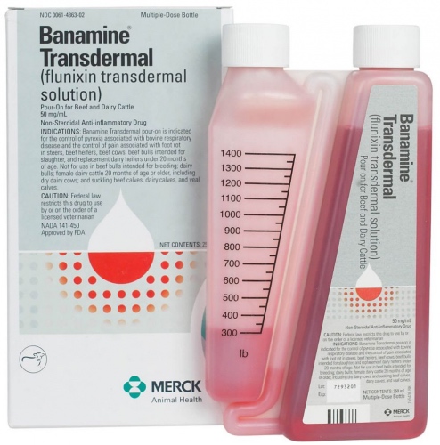 Banamine Transdermal Pour-on solution 250 ml 1