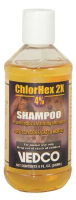 ChlorHex 2X Shampoo 4% 8 oz 1