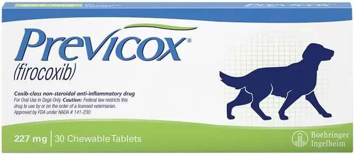 Previcox Comprimidos Masticables con Envases de Blister 30 comprimidos 227 mg 1