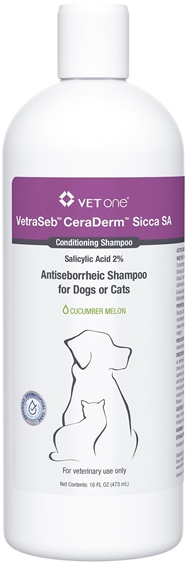 VetraSeb CeraDerm Sicca SA Conditioning Shampoo