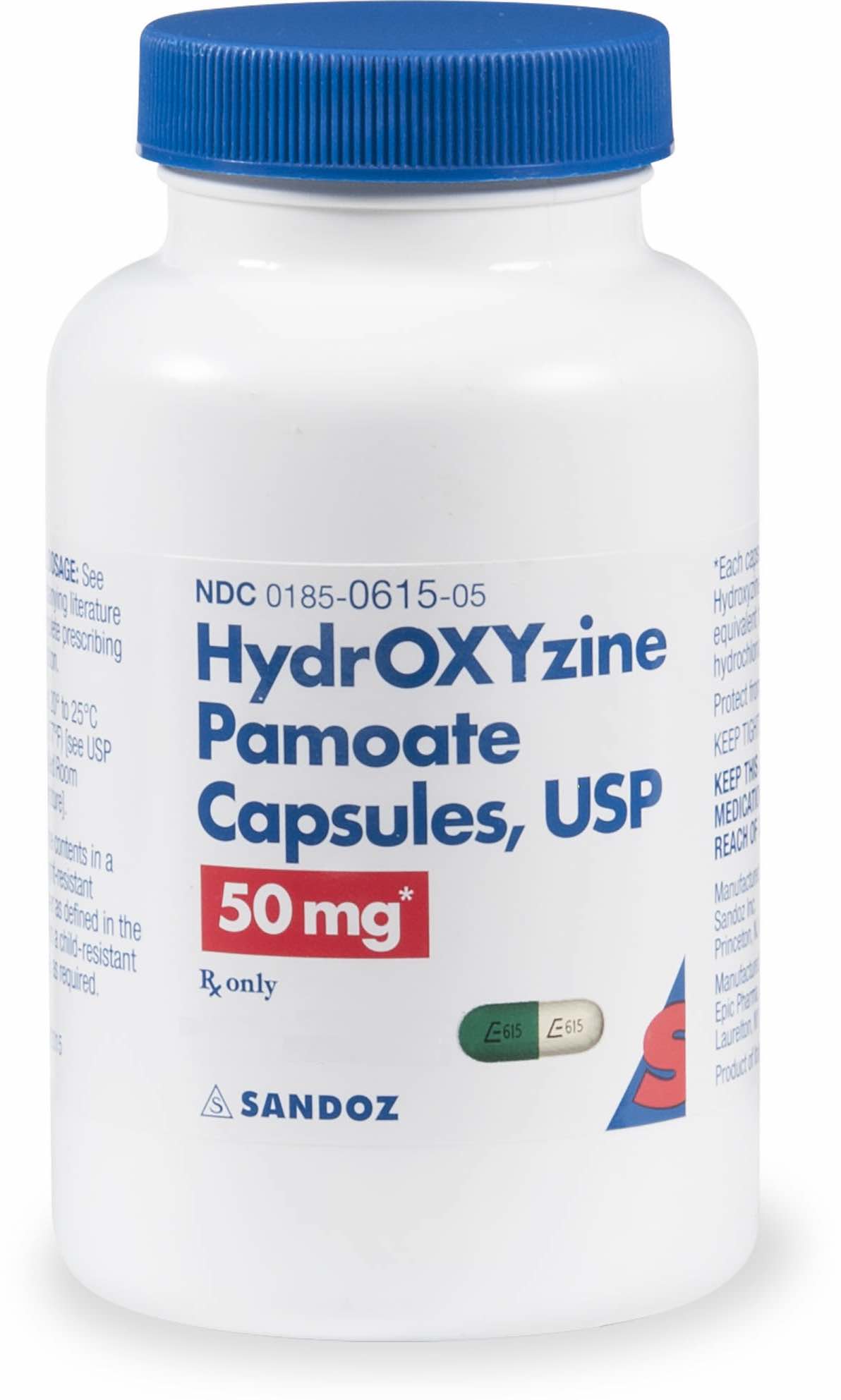 Hydroxyzine Pamoate Cápsulas 1 count 50 mg 1