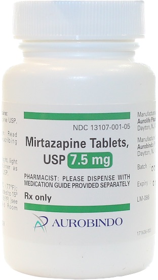 Mirtazapine 7.5 mg 1 tablet 1