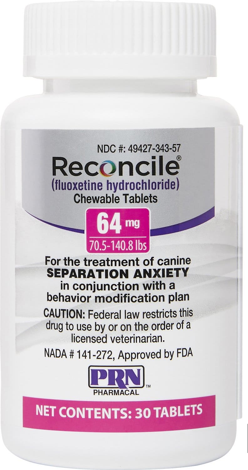 Reconcile 64 mg 30 chewable tablets for dogs 70.5-140.8 lbs 1