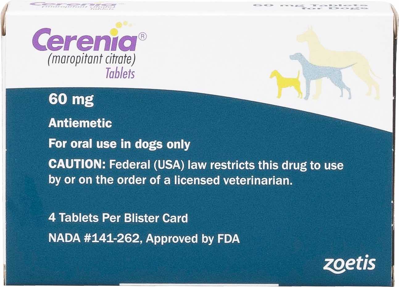 Cerenia Tablets 60 mg 4 count 1