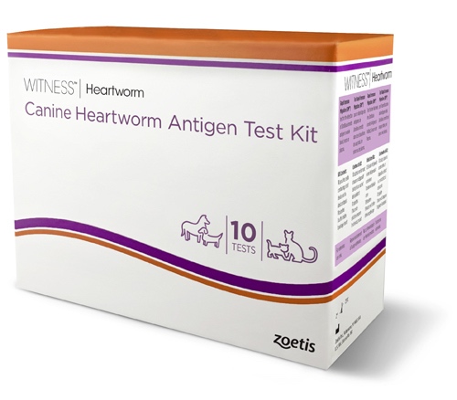 Witness Heartworm 10 tests 1