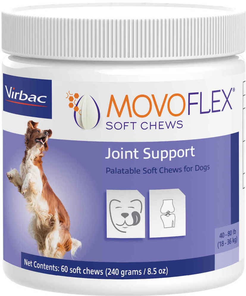 Movoflex Soft Chews para perros de 40 a 80 libras 60 comprimidos 1