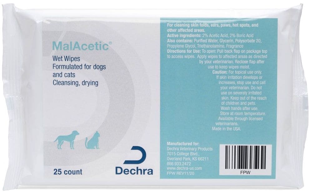 Malacetic Wet Wipes 25 count 1