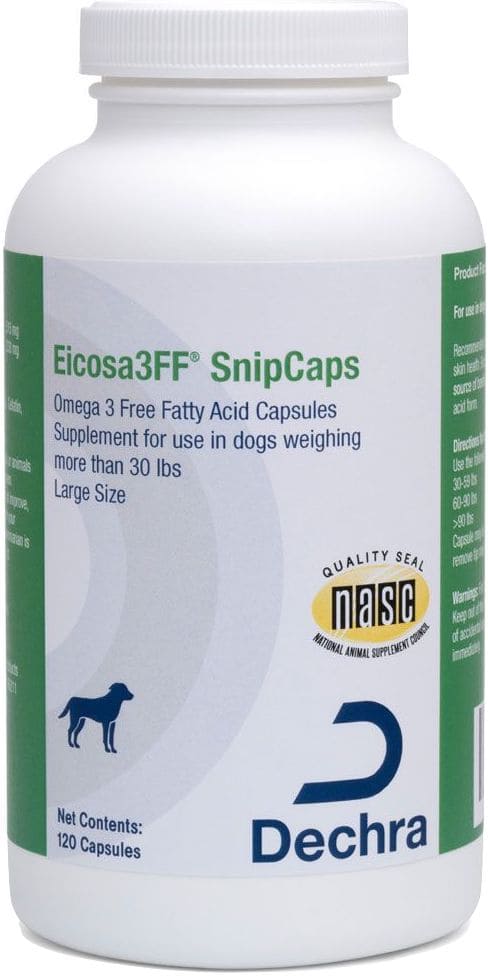 Eicosa3FF SnipCaps for dogs over 30 lbs 120 comprimidos 1