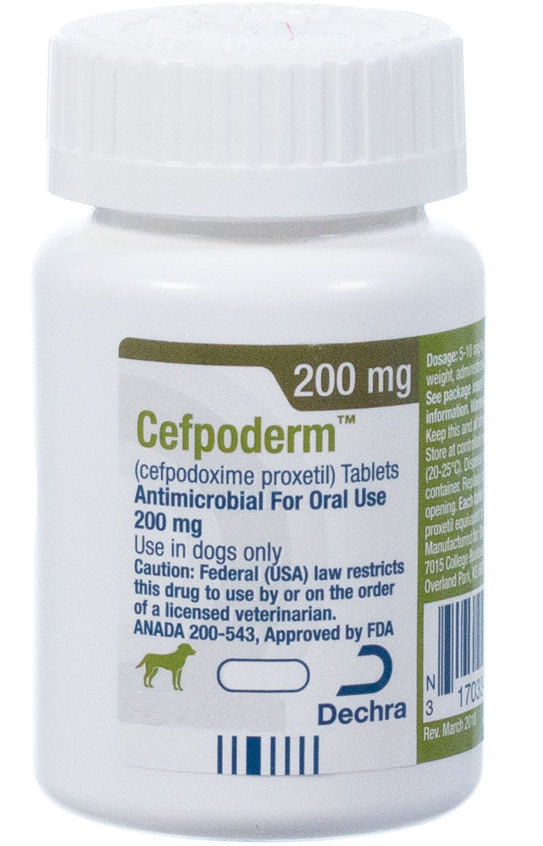 Cefpoderm 1 comprimido 200 mg 1
