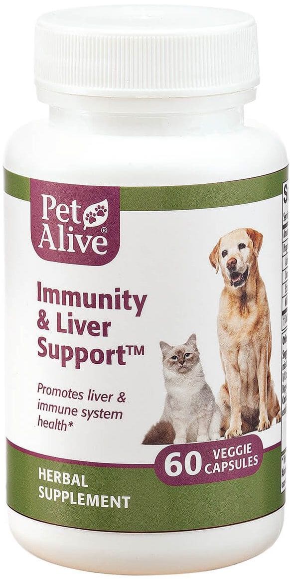 PetAlive Immunity & Liver Support Veggie Capsules
