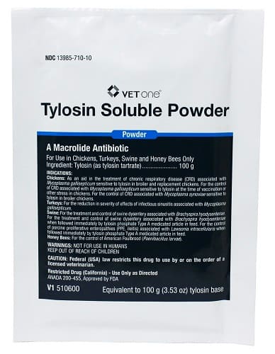 Tylosin Soluble Powder 100 g pouch 1