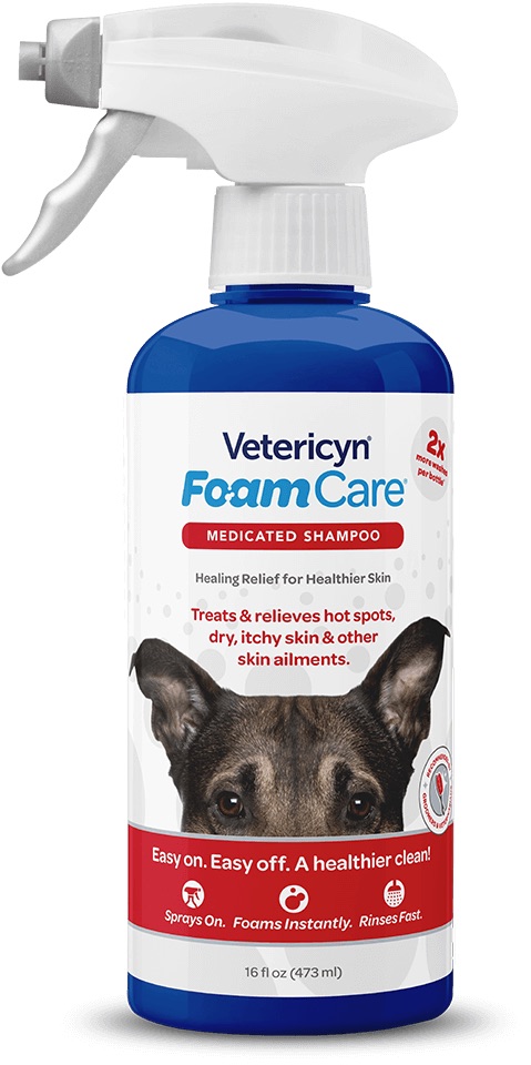 Vetericyn FoamCare Medicated shampoo 16 oz 1