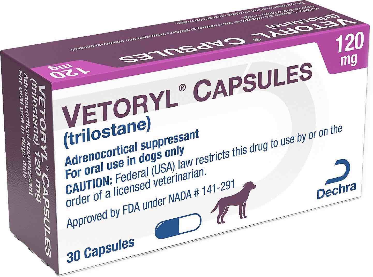 Vetoryl 30 capsules 120 mg 1