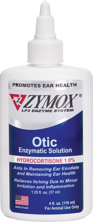 Zymox Otic Enzymatic Solution with 1% Hydrocortisone 4 oz 1