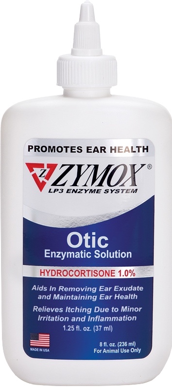Zymox Otic Enzymatic Solution with 1% Hydrocortisone 8 oz 1