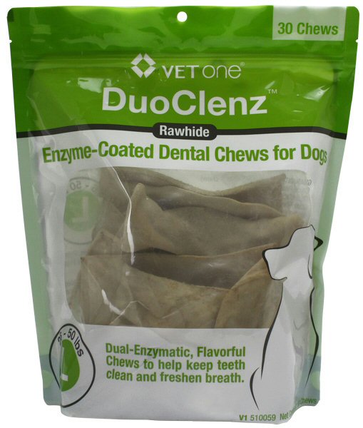 DuoClenz Rawhide Chews 26-50 lbs 30 chews 1