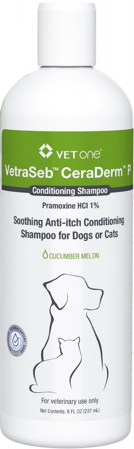 VetraSeb CeraDerm P Conditioning Shampoo 8 oz 1