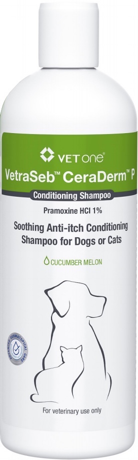 VetraSeb CeraDerm P Conditioning Shampoo 16 oz 1
