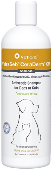 VetraSeb CeraDerm CM Shampoo 8 oz 1