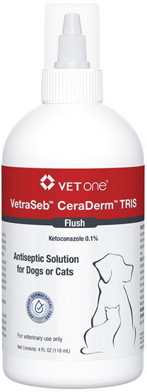 VetraSeb CeraDerm TRIS Flush 4 oz 1