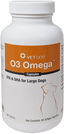 O3 Omega Capsules  for large dogs 60 lbs and over 60 count 1