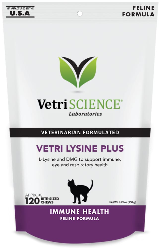 VetriScience Vetri Lysine Plus  120 bite-sized chews 1