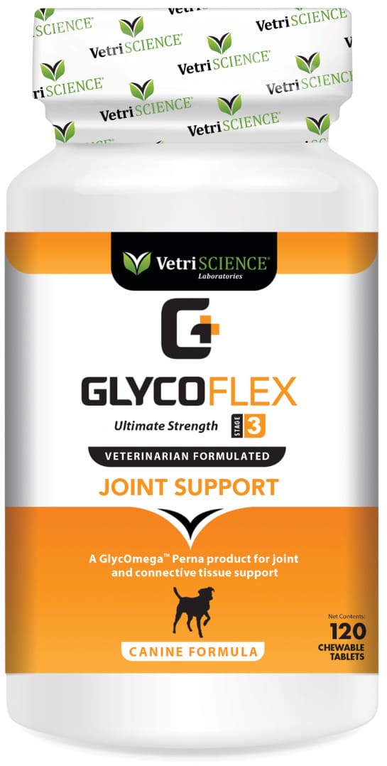 VetriScience GlycoFlex Stage 3 Chewable Tablets for Dogs	 120 count 1