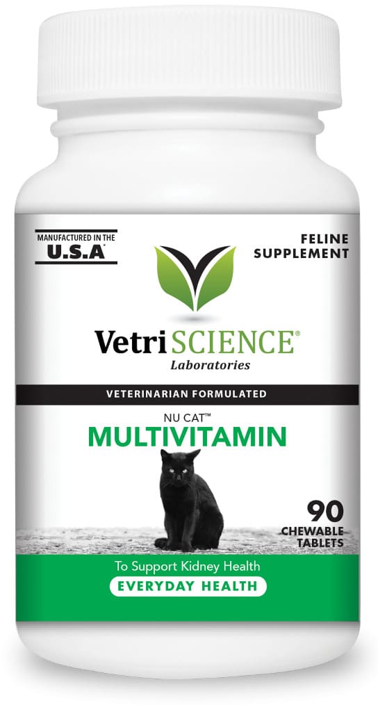 VetriScience Nu Cat Multivitamin Chewable Tablets 90 count 1
