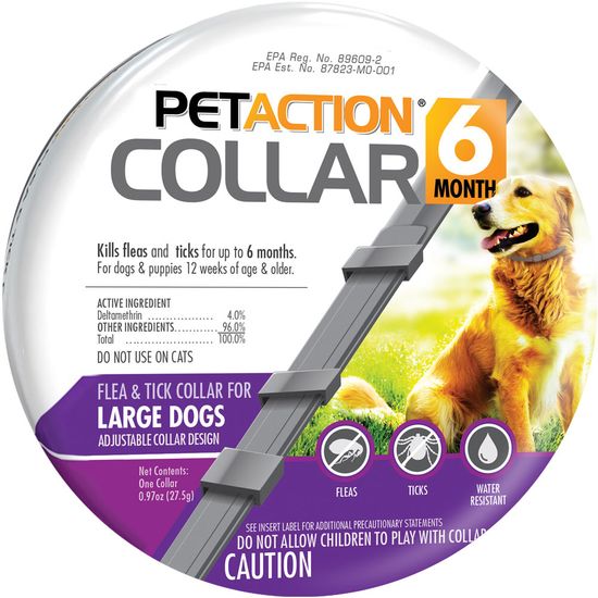 PetAction 6 Month Collar 1 count for large dogs 1