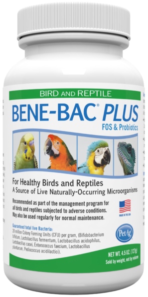 PetAg Bene-Bac Plus Aves y Reptiles 4.5 oz 1