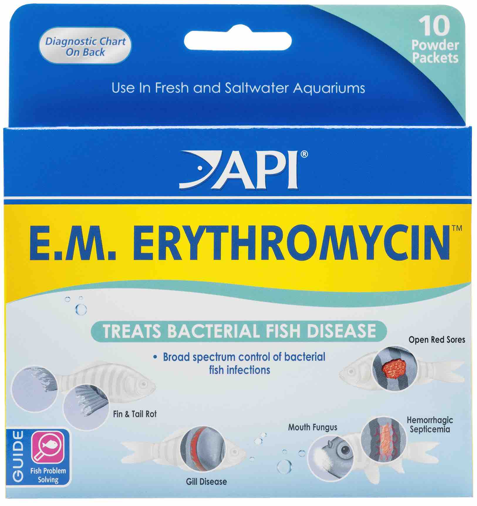 API E.M. Erythromycin 10 powder packets 1