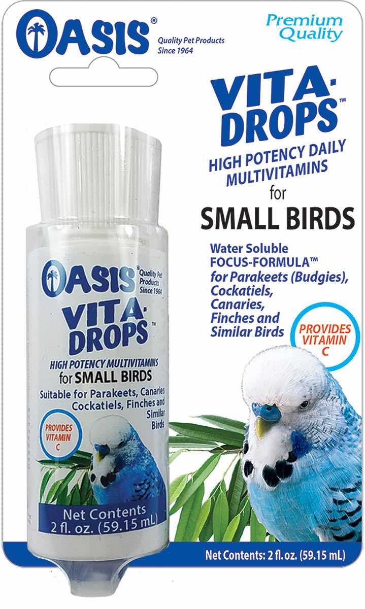 Oasis Vita-Drops for Small Birds 2 oz 1
