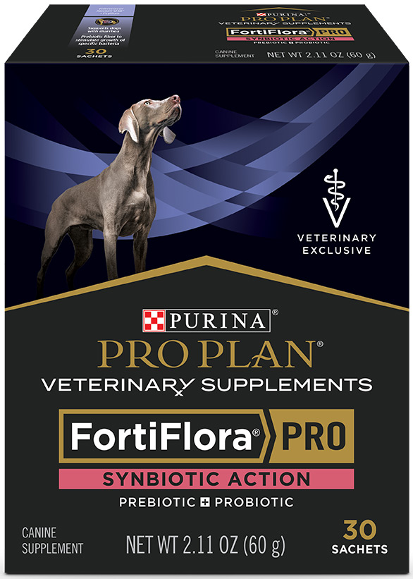 Purina Pro Plan Veterinary Supplements FortiFlora SA Synbiotic Action for Dogs box of 30 sachets 1