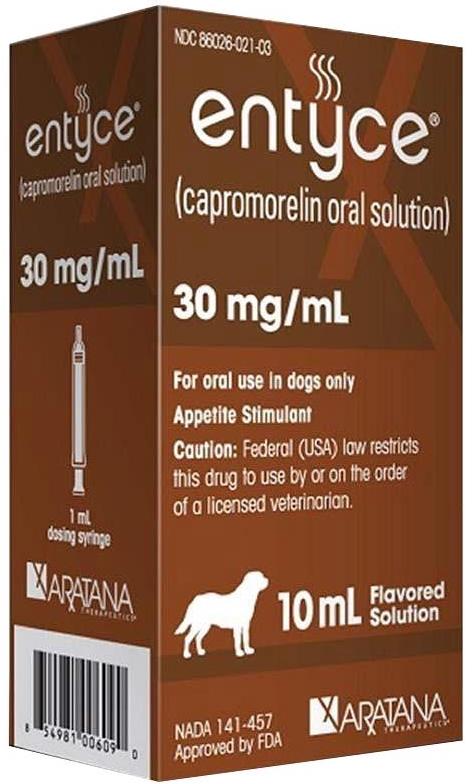 Entyce Capromorelin Oral Solution 30 mg/ml 10 ml 1