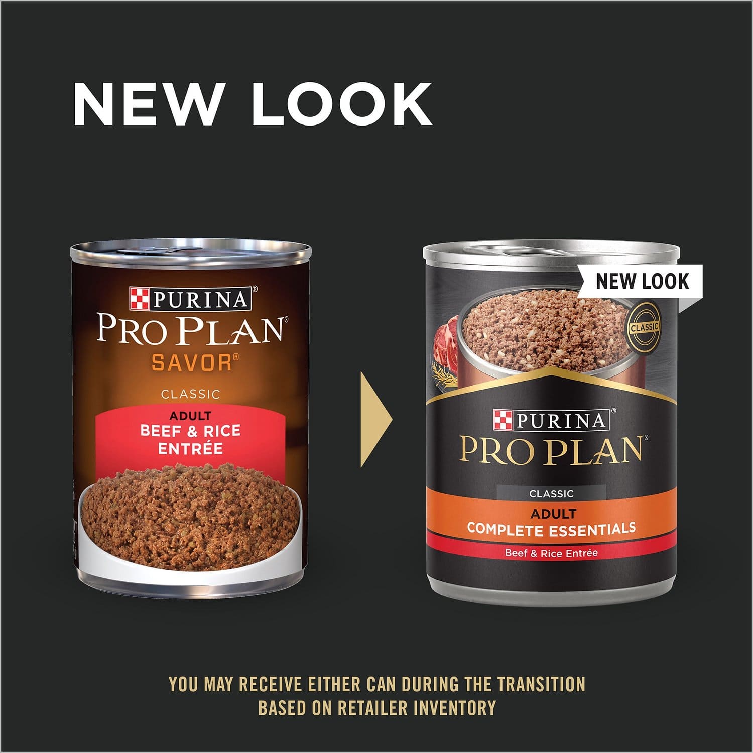 Purina Pro Plan Adult Complete Essentials Entrée 12 x 13 oz cans Beef & Rice 2