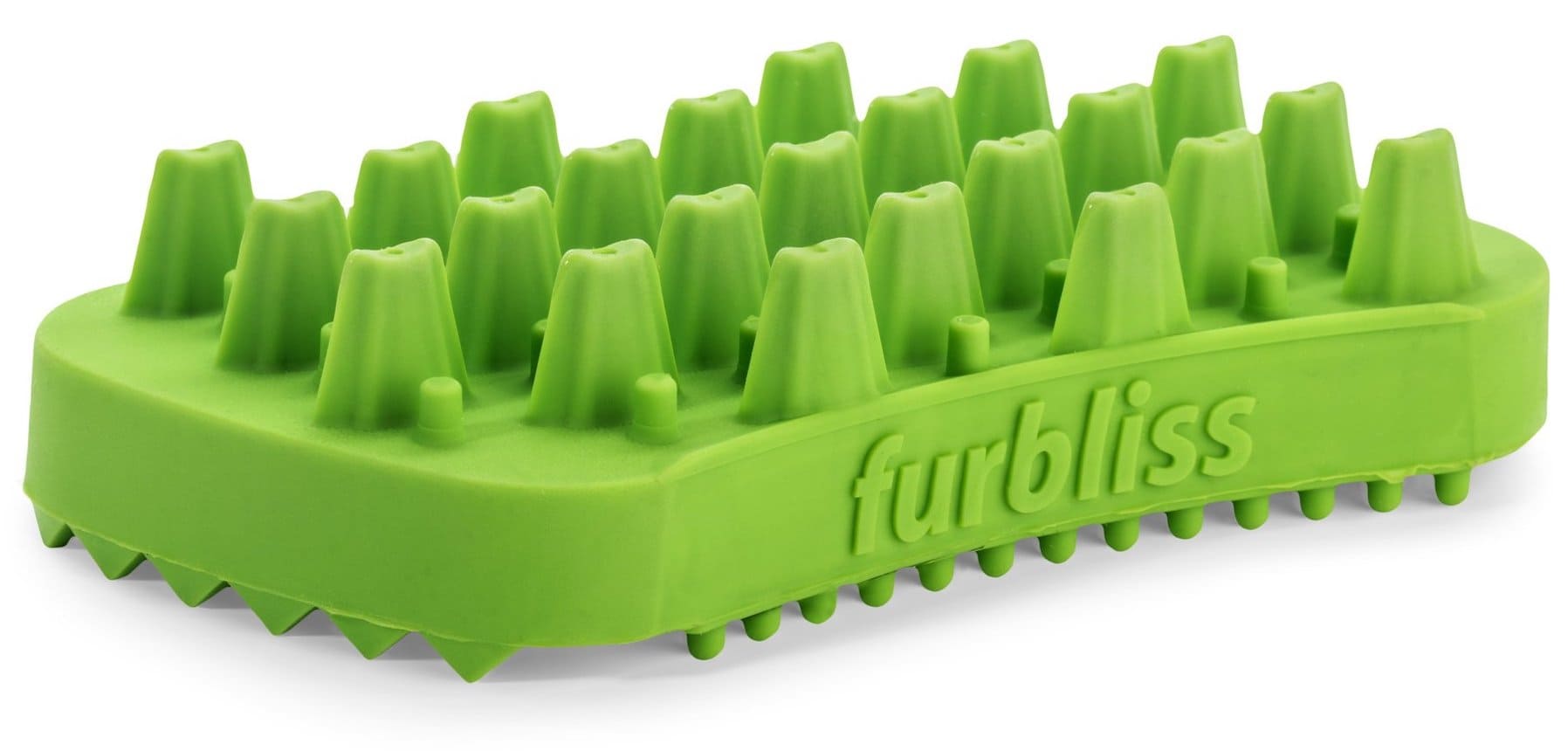 Furbliss Multi-Functional Brush for Pets 1 count with long hair (Green) 2
