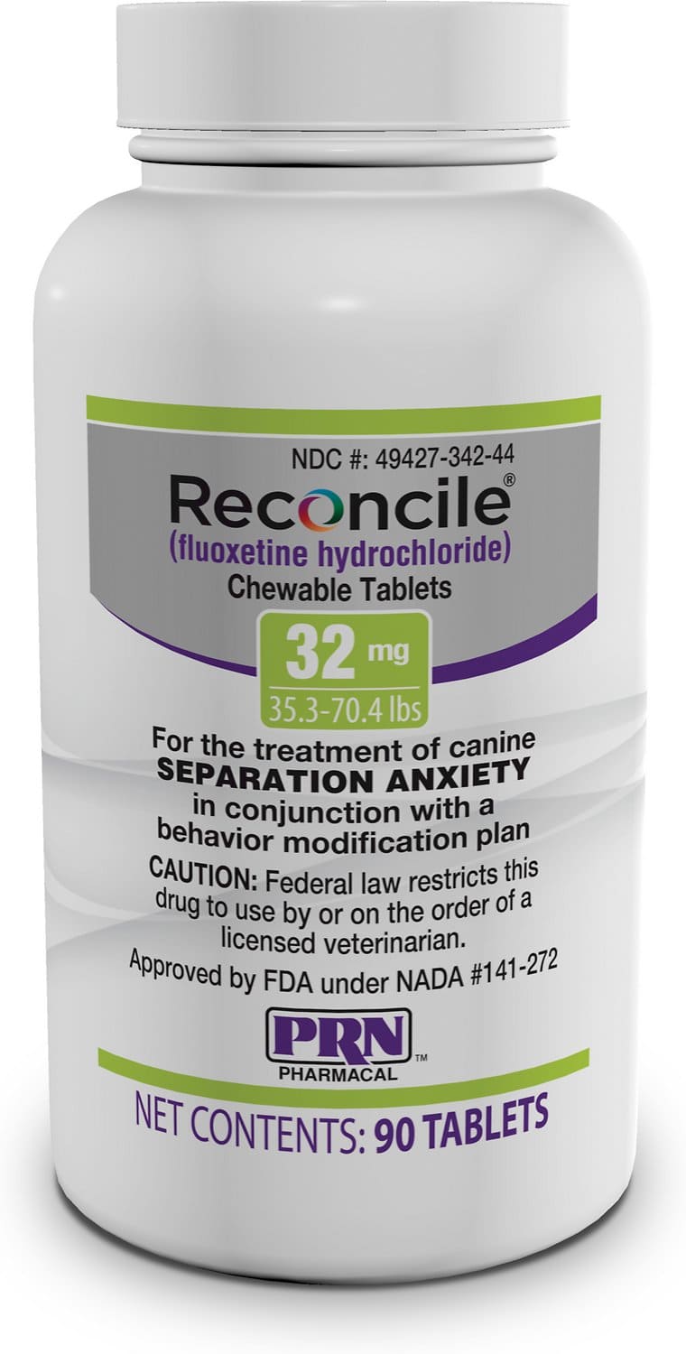 Reconcile 32 mg 90 chewable tablets for dogs 35.3-70.4 lbs 1