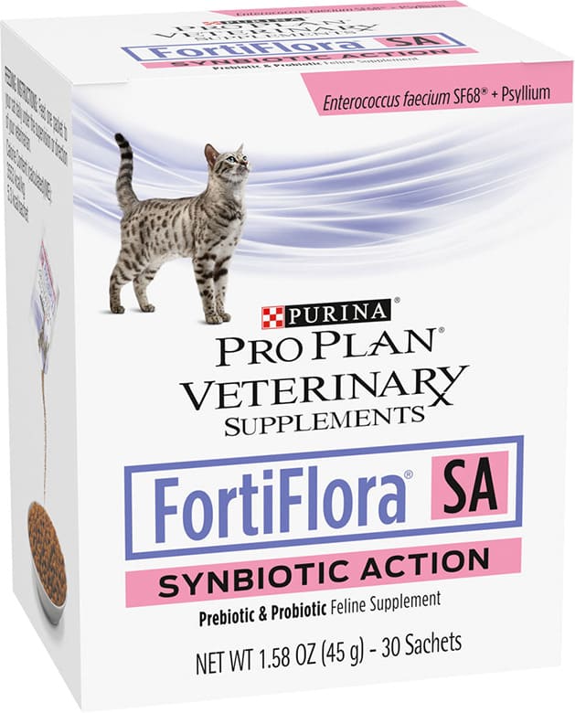 Purina Pro Plan Veterinary Supplements FortiFlora SA Synbiotic Action para Gatos box of 30 sachets 1