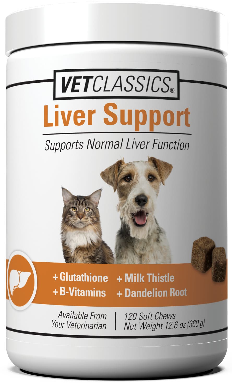 VetClassics Liver Support Soft Chews 120 count 1