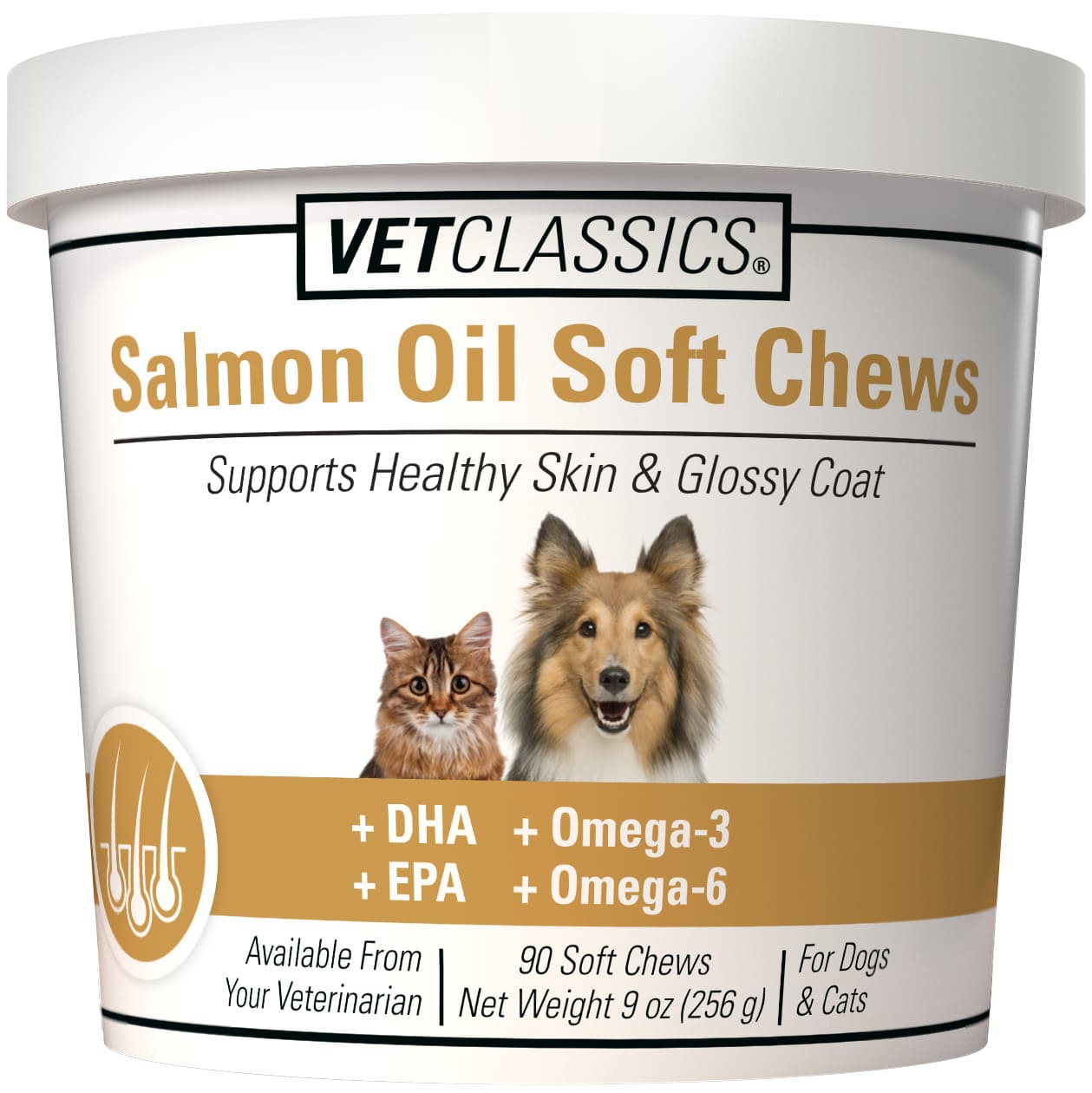 VetClassics Salmon Oil Soft Chews 90 count 1