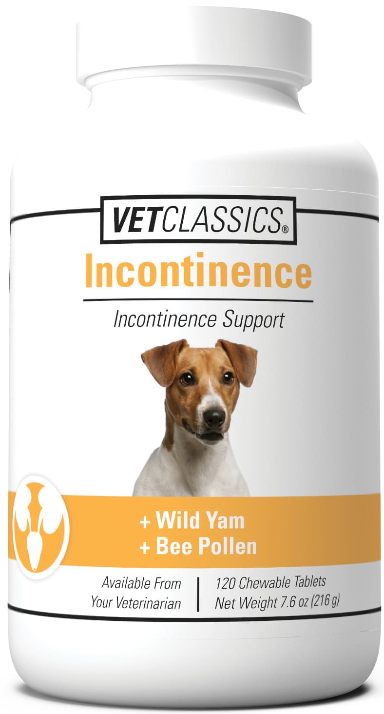 VetClassics Incontinence Chewable Tablets 120 count 1