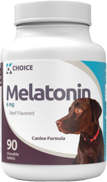 K9 Choice Melatonin 	 6 mg Beef 90 chewable tablets 1