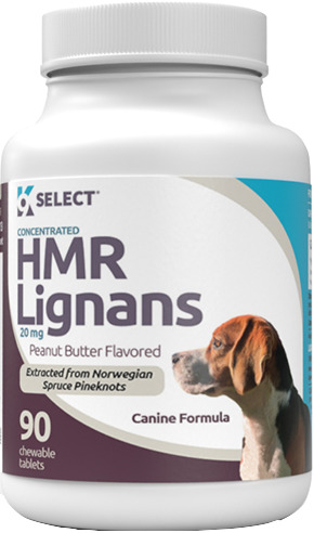 K9 Select HMR Lignans  90 chewable tablets Peanut Butter 20 mg 1
