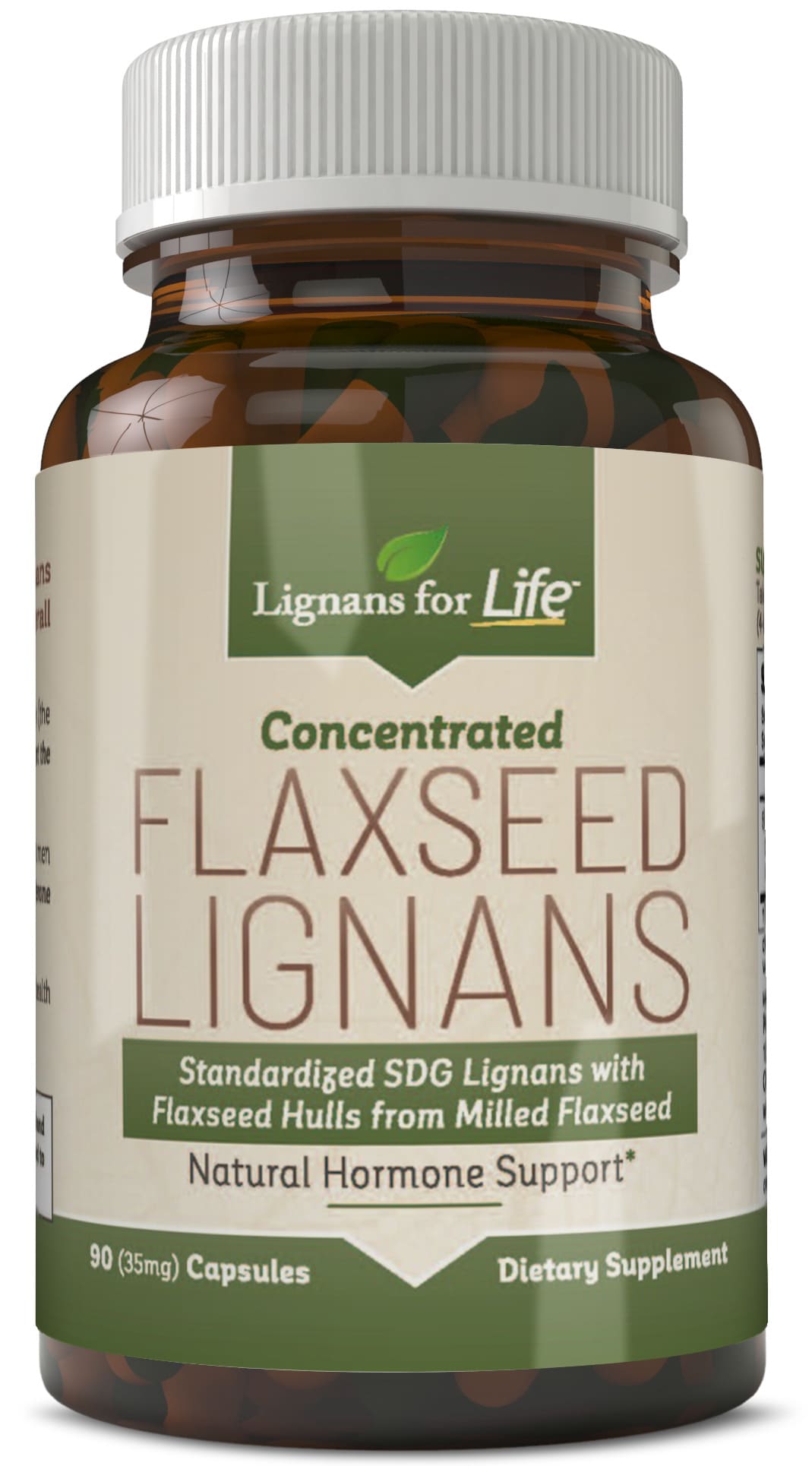 Lignans For Life Flaxseed Lignans 35 mg 90 capsules 1