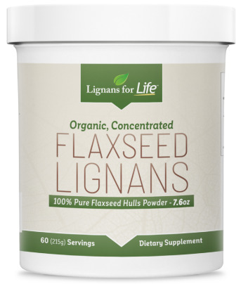 Lignans For Life Organic Flaxseed Lignans Hulls Bulk Powder 7.6 oz 1