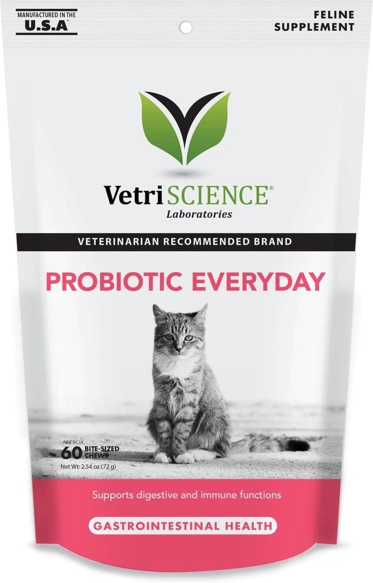 VetriScience Probiotic Everyday for Cats 60 bite-sized chews Duck 1
