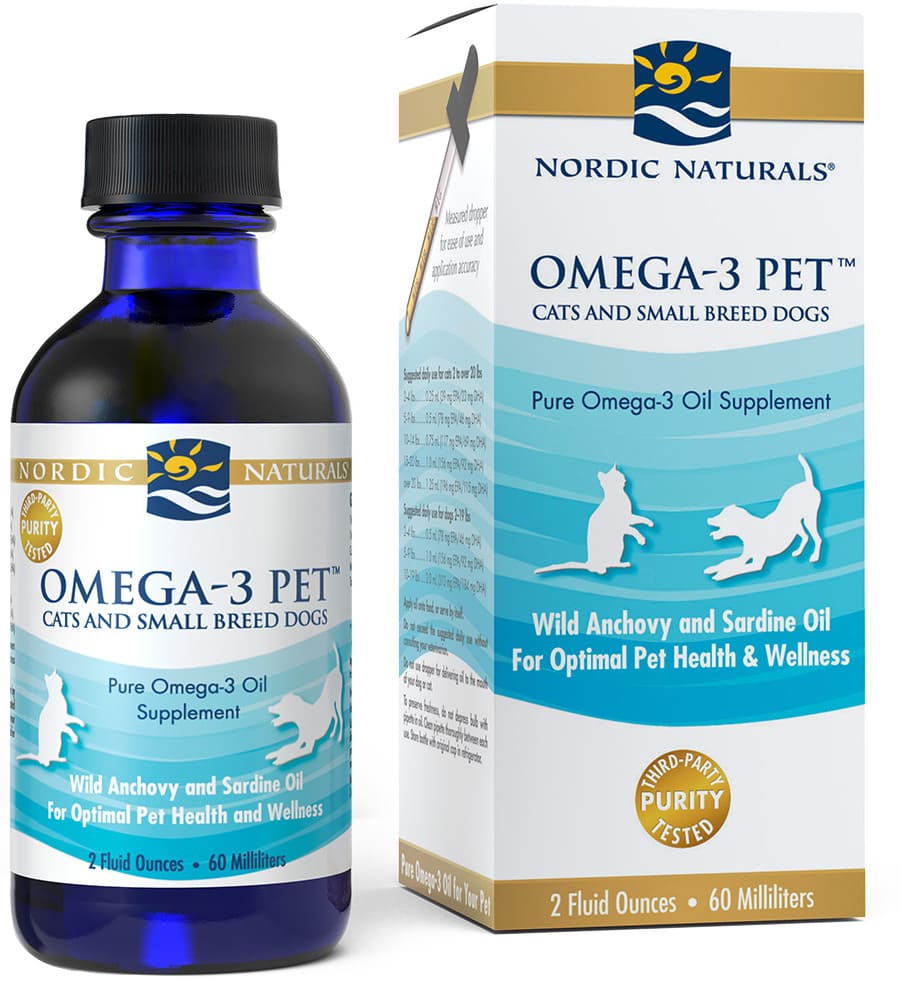 Nordic Naturals Omega-3 Pet Liquid for cats & small dogs 2 oz 2