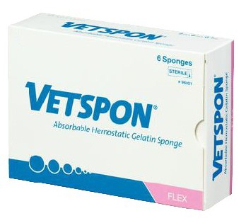 VetSpon Flex Esponjas de Gelatina Absorbible